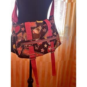HARAJUKU LOVERS- 90S- ROLLAR DISCO CROSSBODY BAG- GWEN STEFANI- - USED